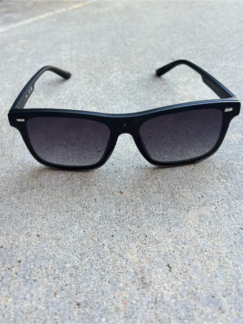 Guess Men's Black Sunglasses with Dark Lenses